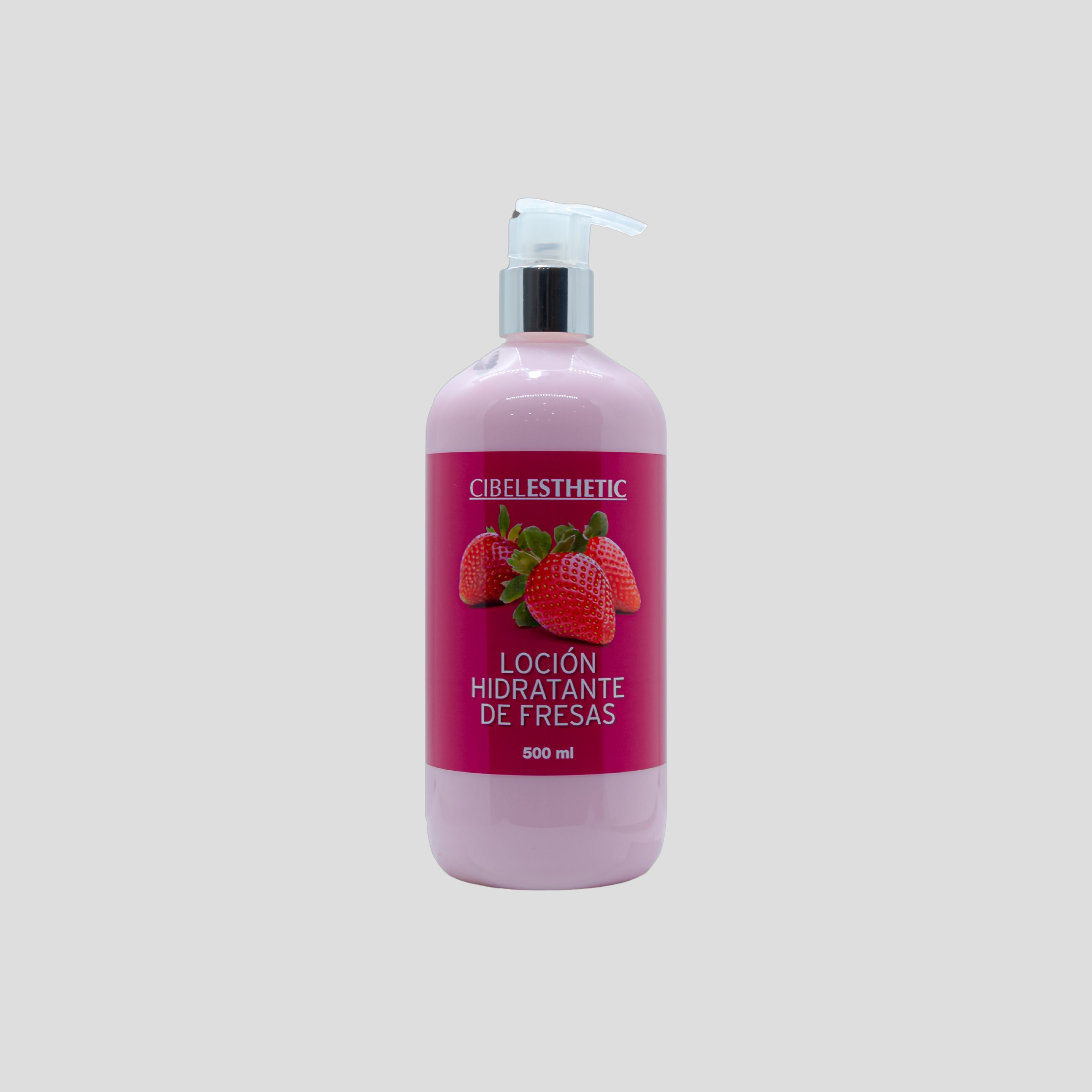 Loción Hidratante de Fresa - 500ml.