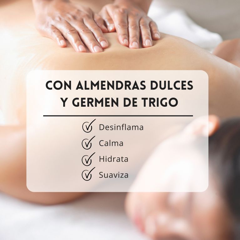 Aceite de Masaje Universal con Aceite de Germen de Trigo y Almendras - 1000ml