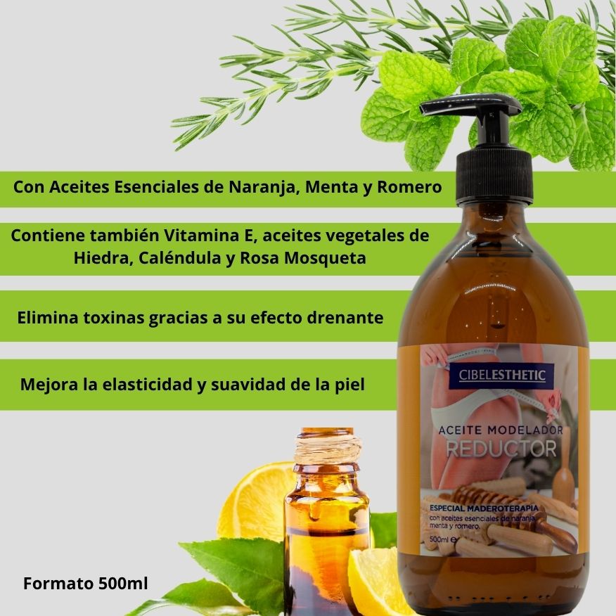 Aceite Modelador Reductor - 500ml.