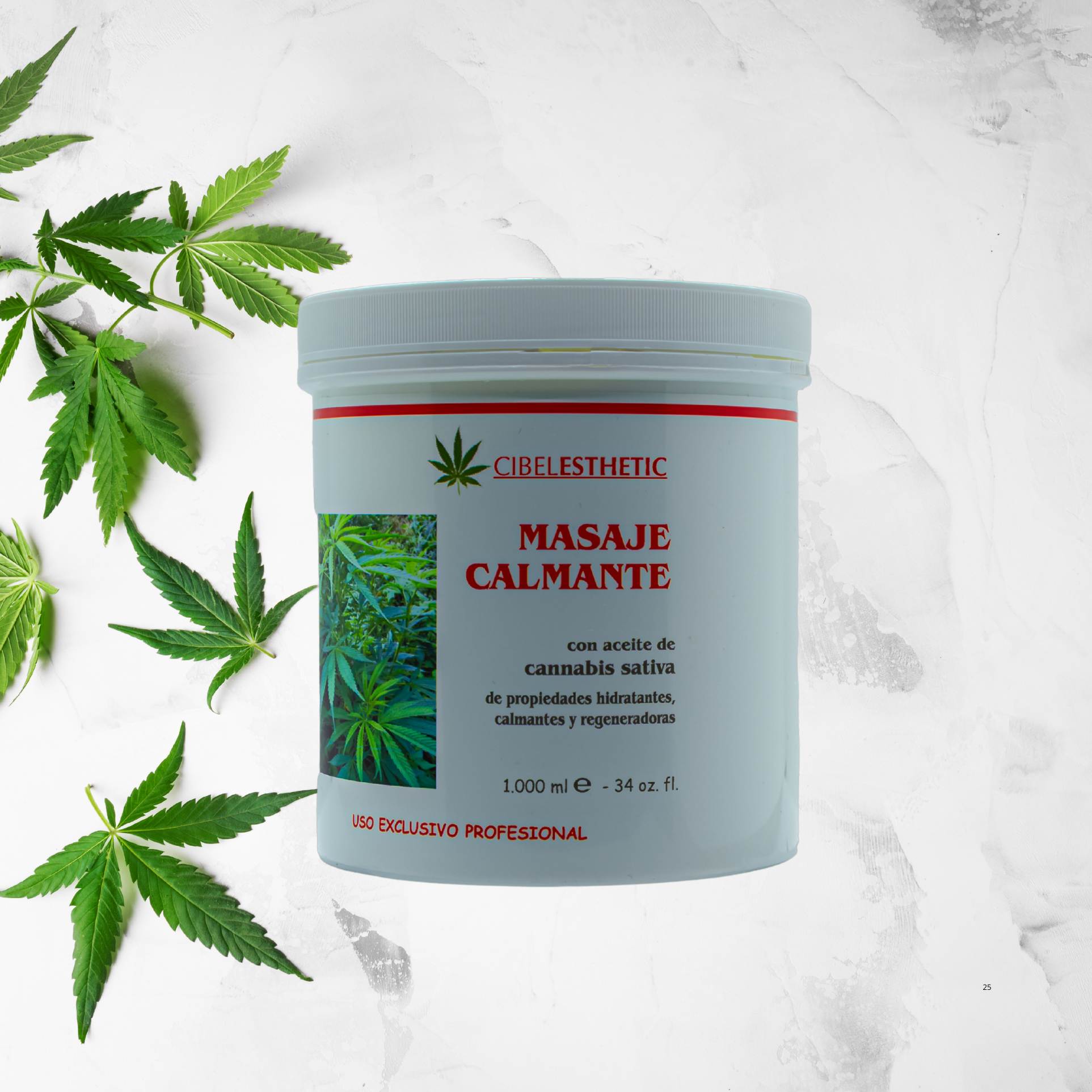 Crema Calmante con Aceite de Cannabis 100ml