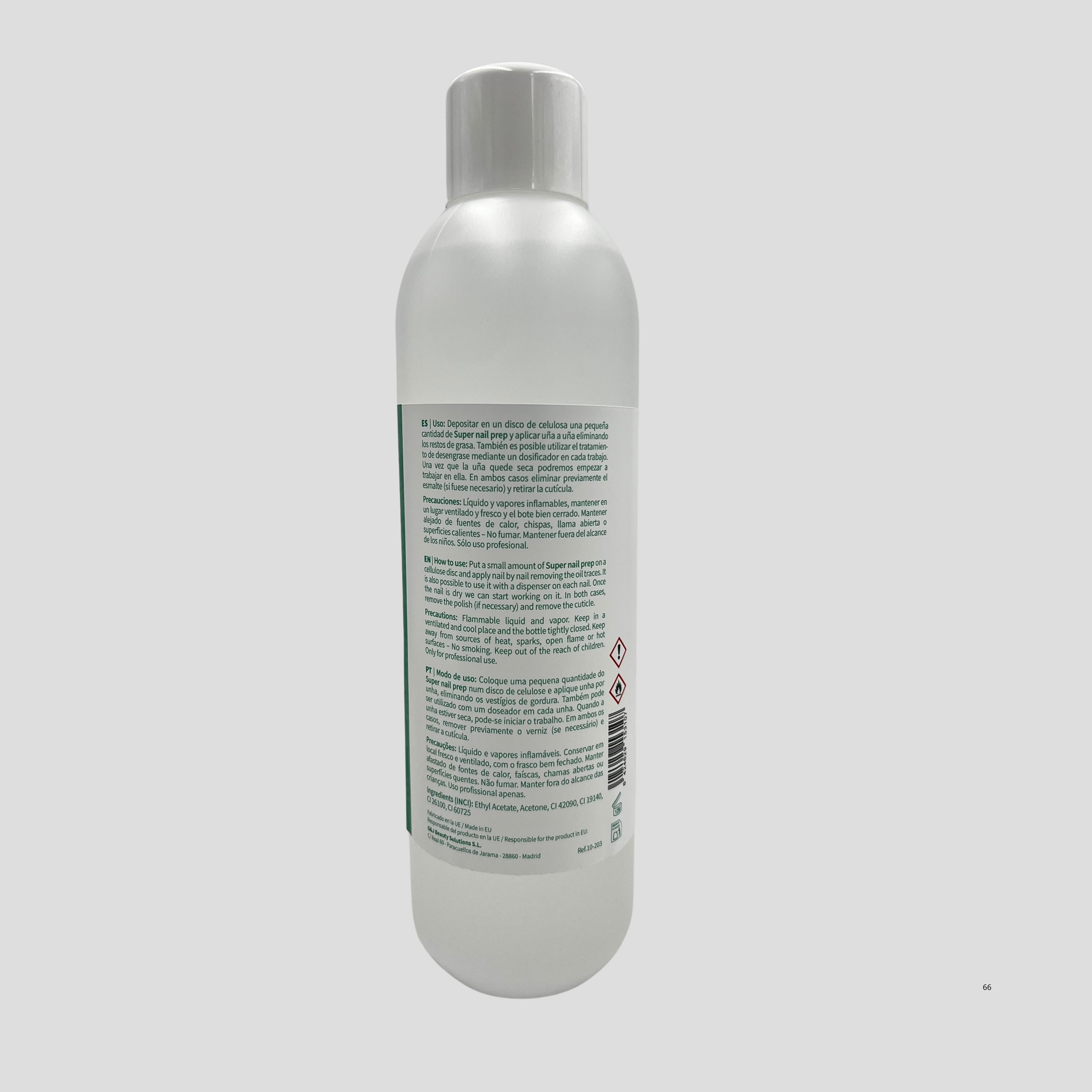 Super Nail Prep deshidratador, desengrasante y cleanser