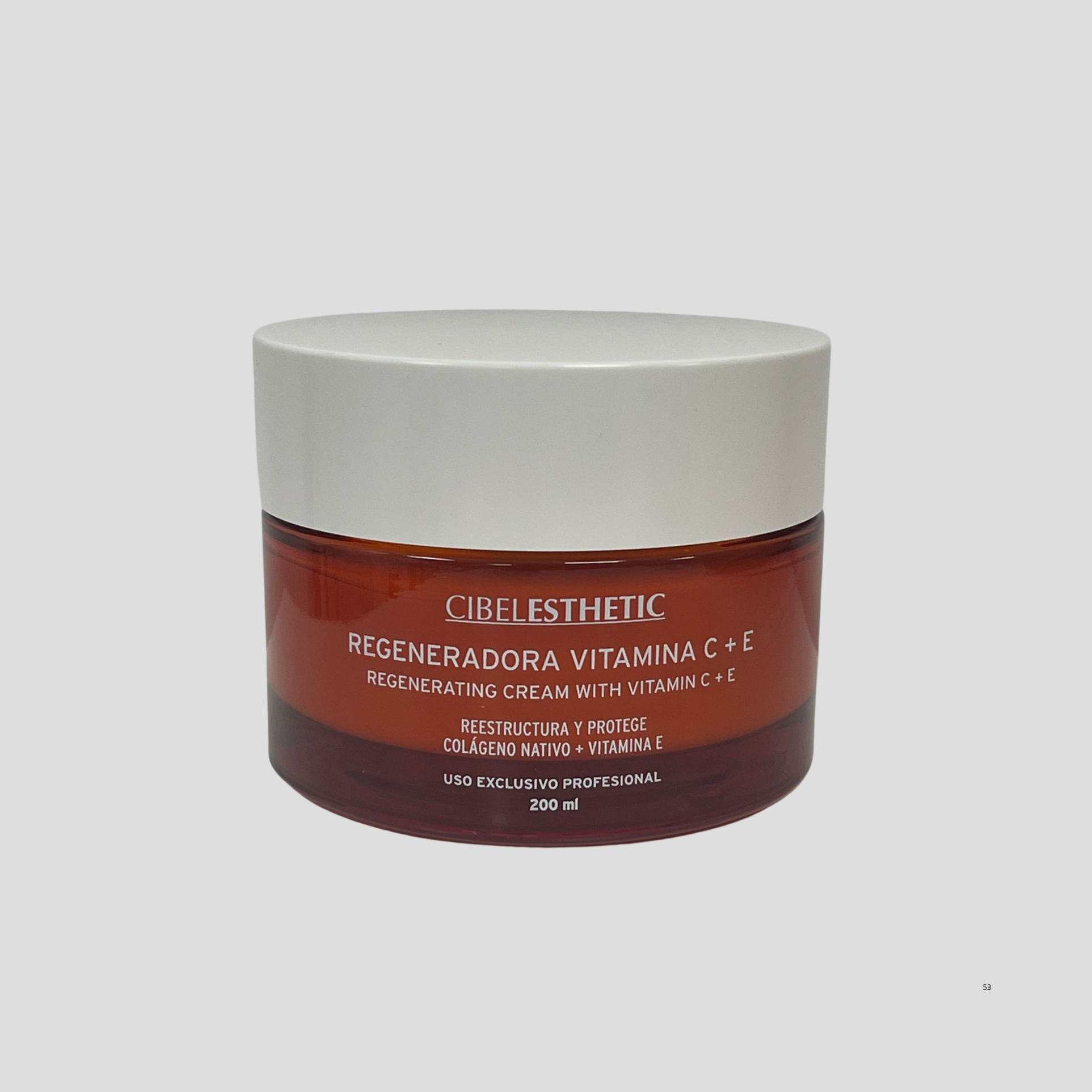 Crema regeneradora  Vitamina C + E con Colágeno Nativo
